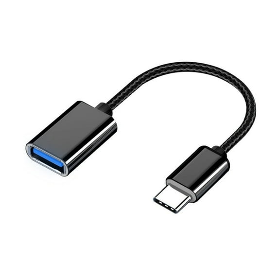 KIQ USB C Male to USB Female Adapter(Black)