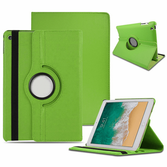 KIQ iPad 10.2 9th Case PU Leather Cover Multiple-Angle Stand for Apple iPad 10.2 9th 8th 7th Gen 2021 2020 2019 [Green]