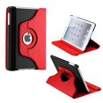thumbnail image 1 of KIQ iPad 10.2 Case, PU/Faux Leather Folio Cover Case for Apple iPad 9th 8th 7th Generation [2021/2020/2019] [2 Tone Black Red], 1 of 2