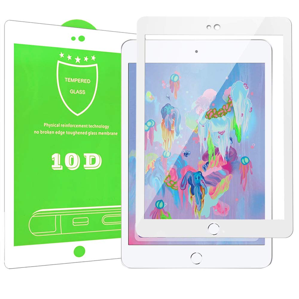 KIQ iPad 10.2 Screen Protector, Fits iPad 7th 8th Gen, Tempered Glass