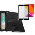thumbnail image 1 of KIQ iPad 5th 6th Gen Case, Heavy Duty Shockproof Cover Screen Protector for Apple iPad 9.7 2017 2018 [Black], 1 of 20