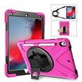 thumbnail image 1 of KIQ iPad Air 3rd Gen Pro 10.5 Case, Heavy Duty Shockproof Shoulder Strap Cover for Apple iPad Air 3rd iPad Pro 10.5 [Hot Pink], 1 of 10
