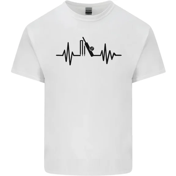 KIRAA Cricket Pulse Cricketer Cricketing Ecg Mens Womens T-Shirt