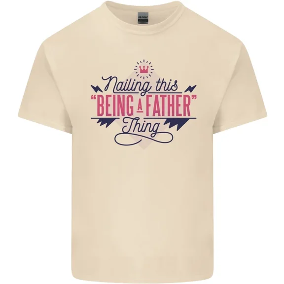 KIRAA Fathers Day Nailing This Being A Father Dad Mens Womens T-Shirt