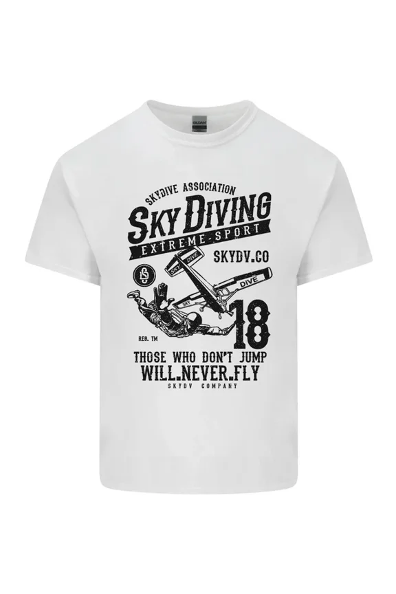 Skydiving Extreme Sports Skydiver Freefall Mens Womens T-Shirt