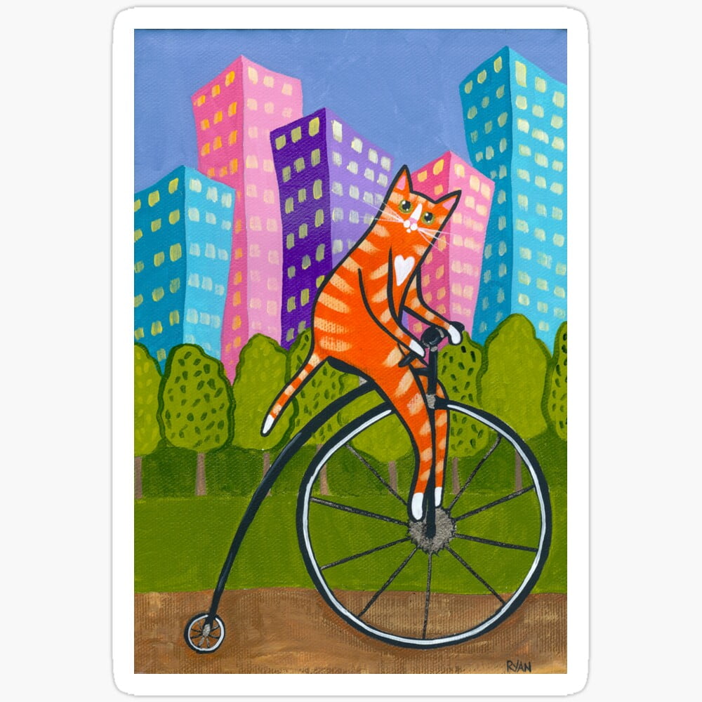 KIRAKIRA City Bike Ride Sticker. Single, trio, or squad — Collect them ...