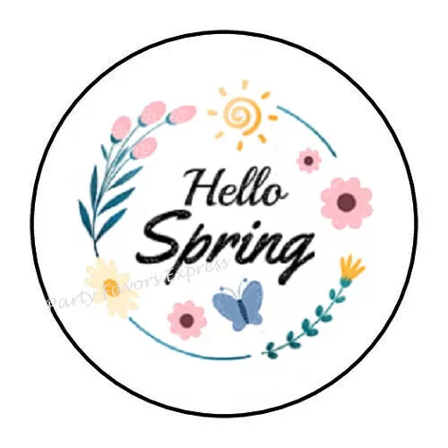 KIRAKIRA HELLO SPRING STICKERS PARTY FAVORS - Walmart.com