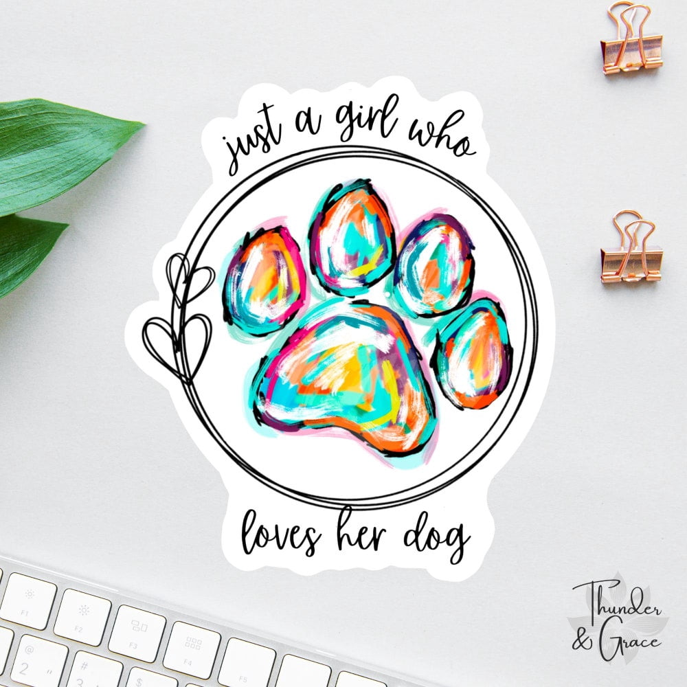 "Just A Girl Who Loves Dogs" Keychain - Stainless Steel Dog Lover Gift For Women, Birthday Or Christmas - View #5