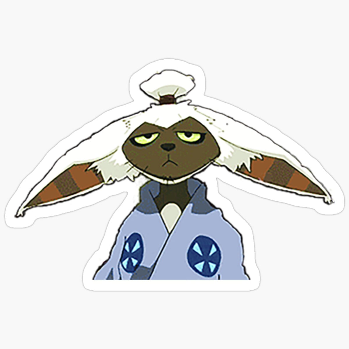 KIRAKIRA Samurai Momo From Avatar The Last Airbender Sticker. Gift For ...
