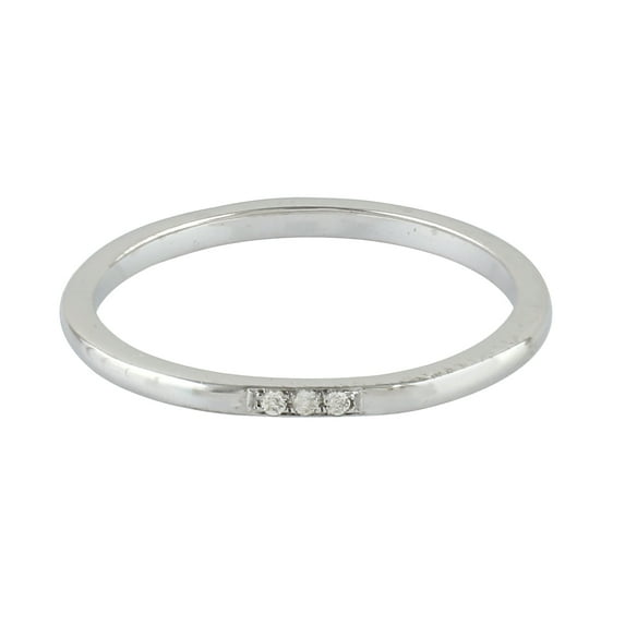 KIRAN FINE JEWEL Round White Topaz Eternity Ring 925 Sterling Silver Wedding Anniversary Engagement Band Ring Statement Jewelry Gift For Her