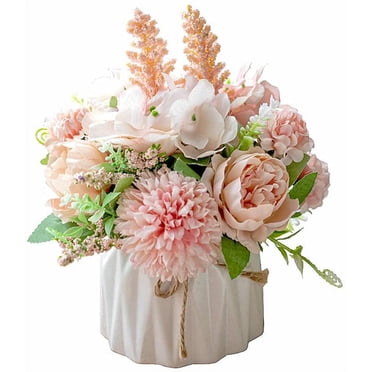 Fake Artificial Flowers Bouquet For Decoration, Silk Flower Arrangement