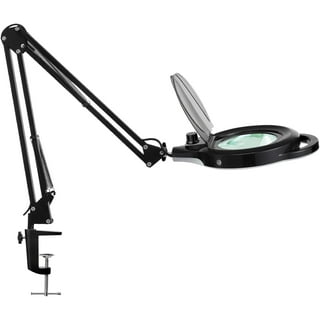 TA0866 - Magnifying Glass 80mm Magnifier Table Lamp with 36 LED Light