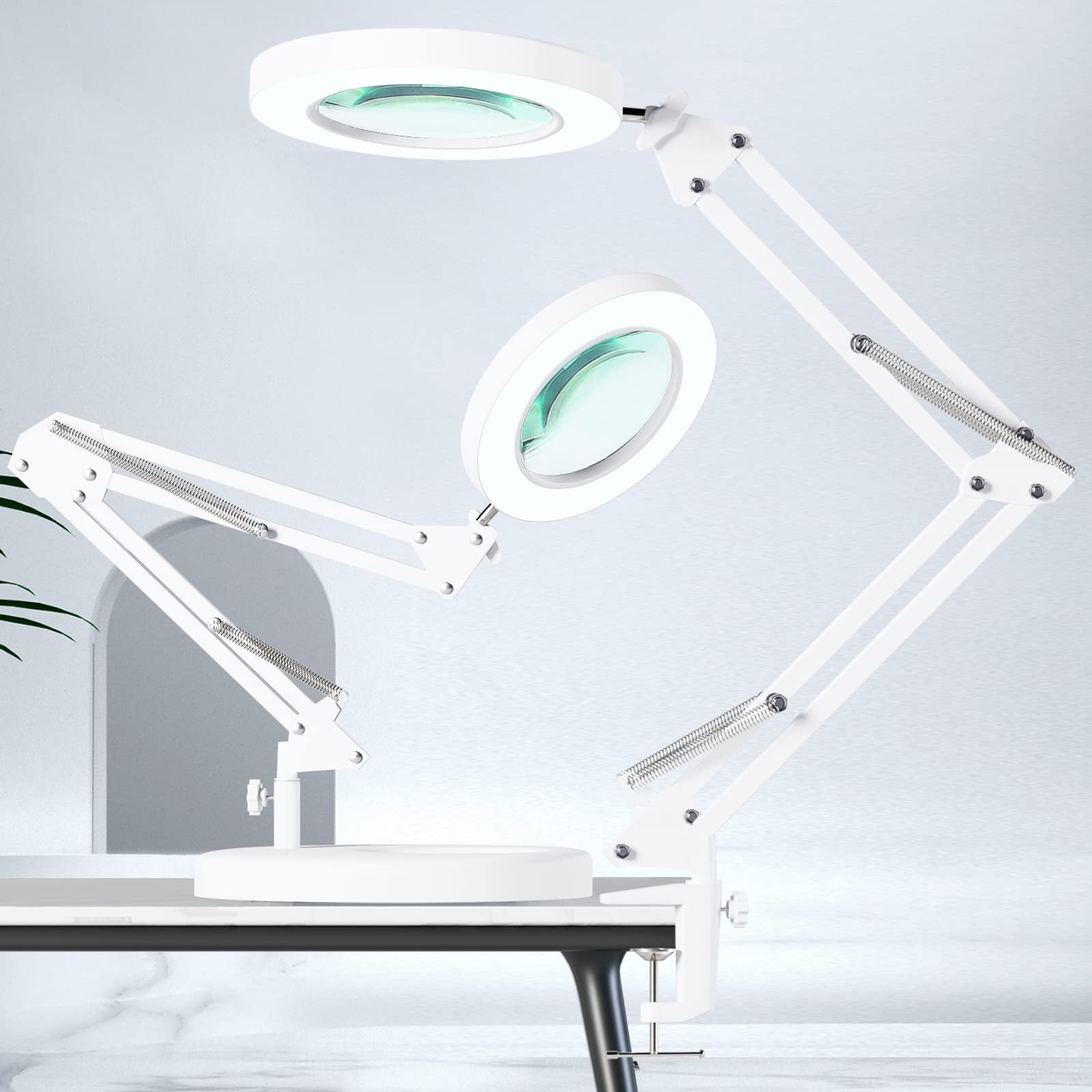 Lighted magnifying cheap desk lamp