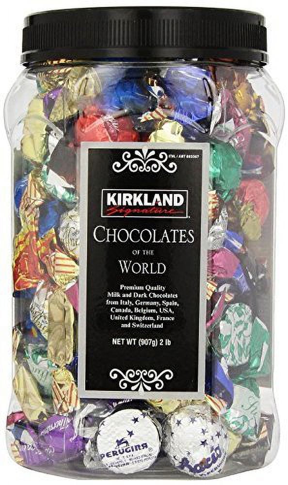 KIRKLAND Signature Chocolates of the World in Assortment Jar, 2 lb