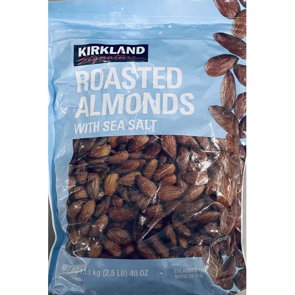 KIRKLAND Signature Roasted Almonds With Sea Salt 40 oz Bag