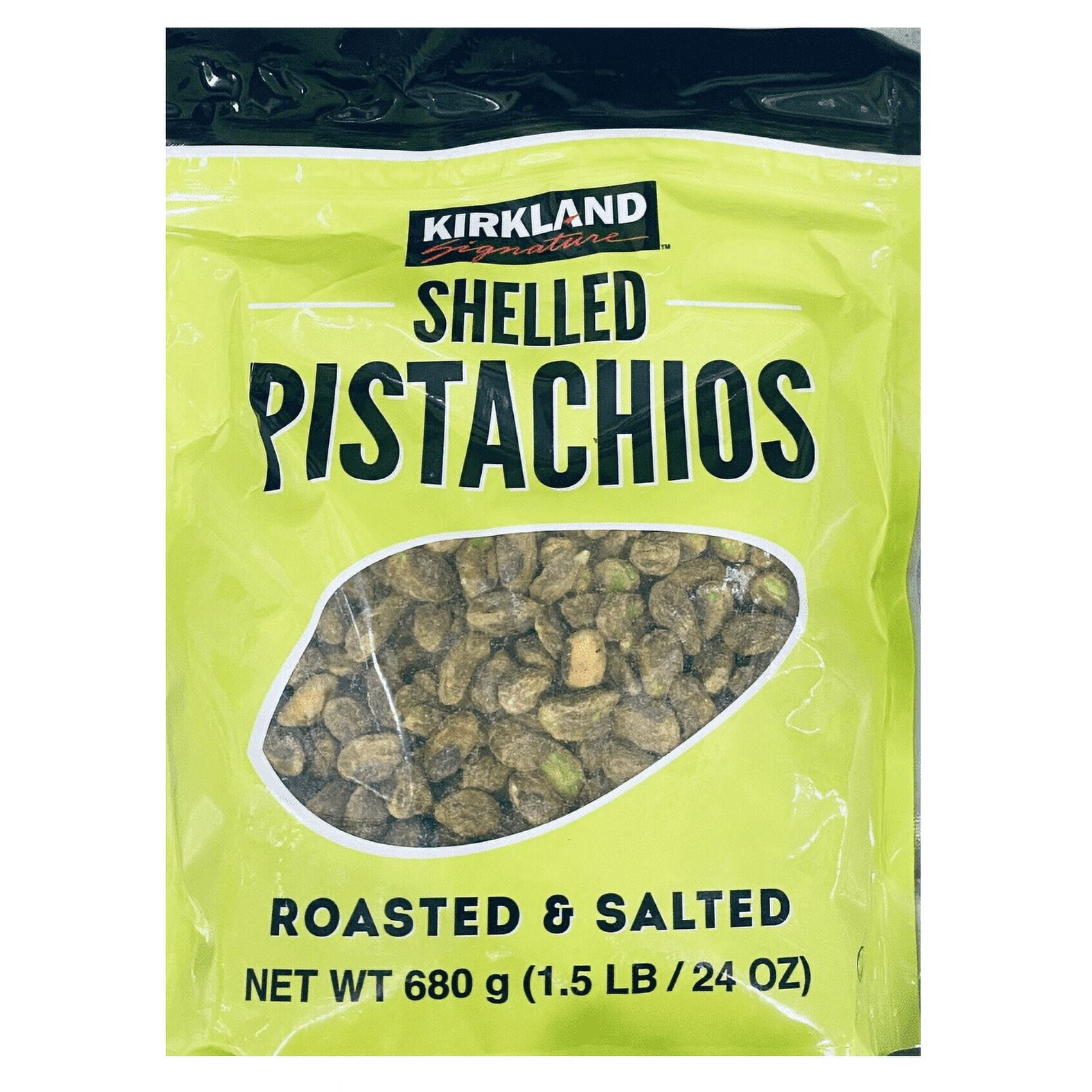 Roasted & Salted SHELLED PISTACHIOS Nuts 24 oz Bag - Walmart.com