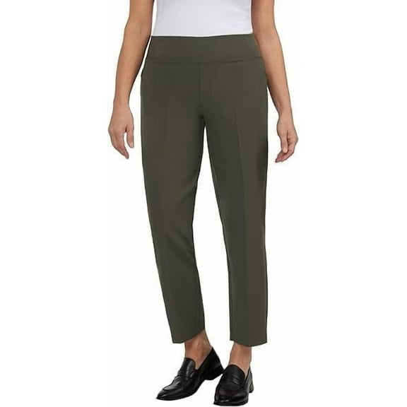 KIRKLAND Signature Women's 4-Way Stretch Ankle Pants Green XXL