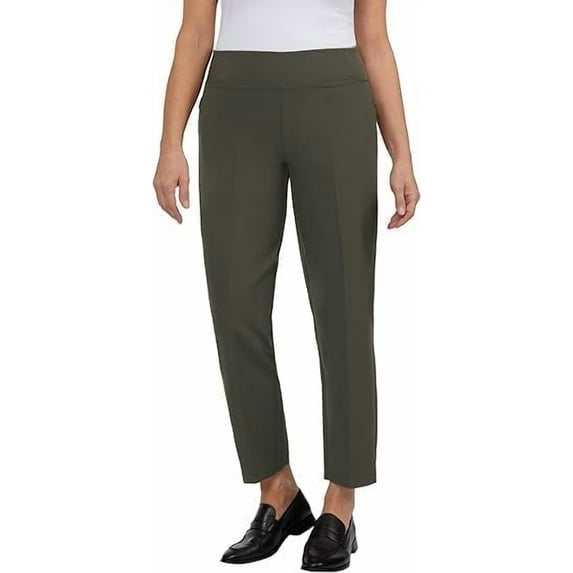 KIRKLAND Signature Women's 4-Way Stretch Ankle Pants Green XXL