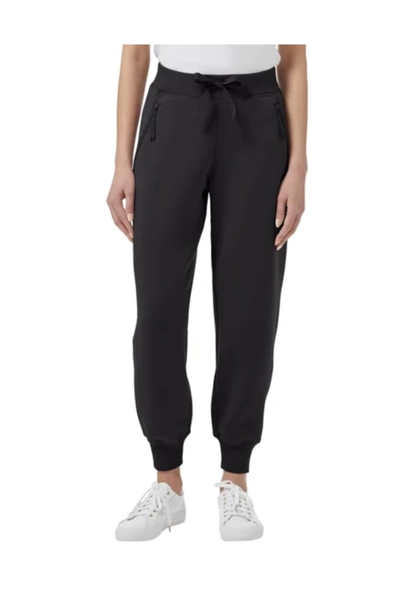 Women's Moisture Wicking Relaxed Fit Active Jogger Pant, Black, Medium