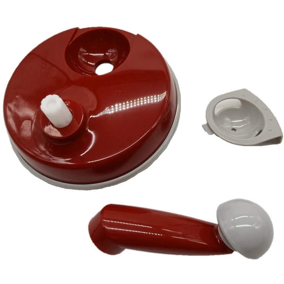 KIRKWOOD KITCHEN Multi-function Manual Food Processor Kitchen Meat Grinder Vegetable Chopper, Slicer Spinner Dicer for Fruits, Herbs, Lettuce, Salad Foods