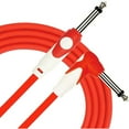 thumbnail image 1 of KIRLIN LightGear Straight to Right Angle Instrument Cable - 10 ft. with PVC Jacket Red, 1 of 1
