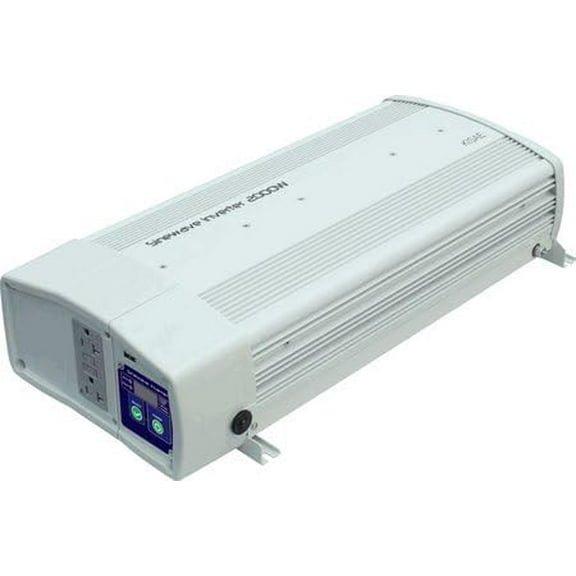 KISAE SWXFR1220 Power Inverter | 2,000W Pure Sine Wave w/ Auto Transfer Switch | Silent Mode | USB & GFCI | RV, Marine & OffGrid