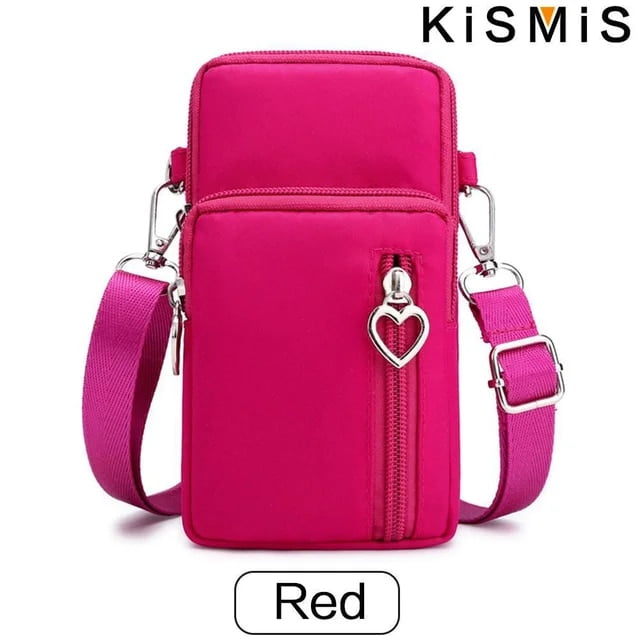 SUPROMOMI Women's Crossbody Bag – Nylon, Adjustable Strap, 9.45x6.3x2 Inch, Phone & Wallet Organizer, Travel Purse