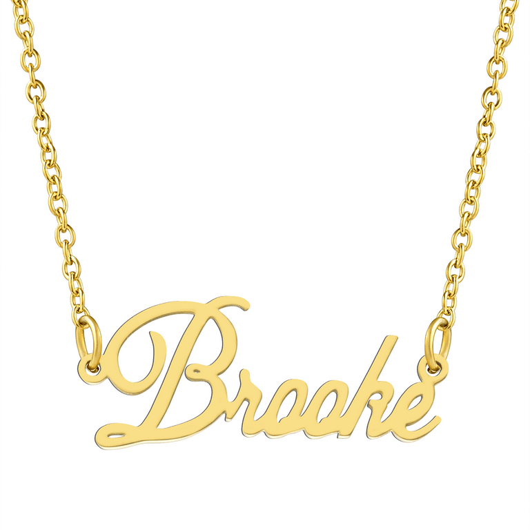 Brooke name necklace outlet