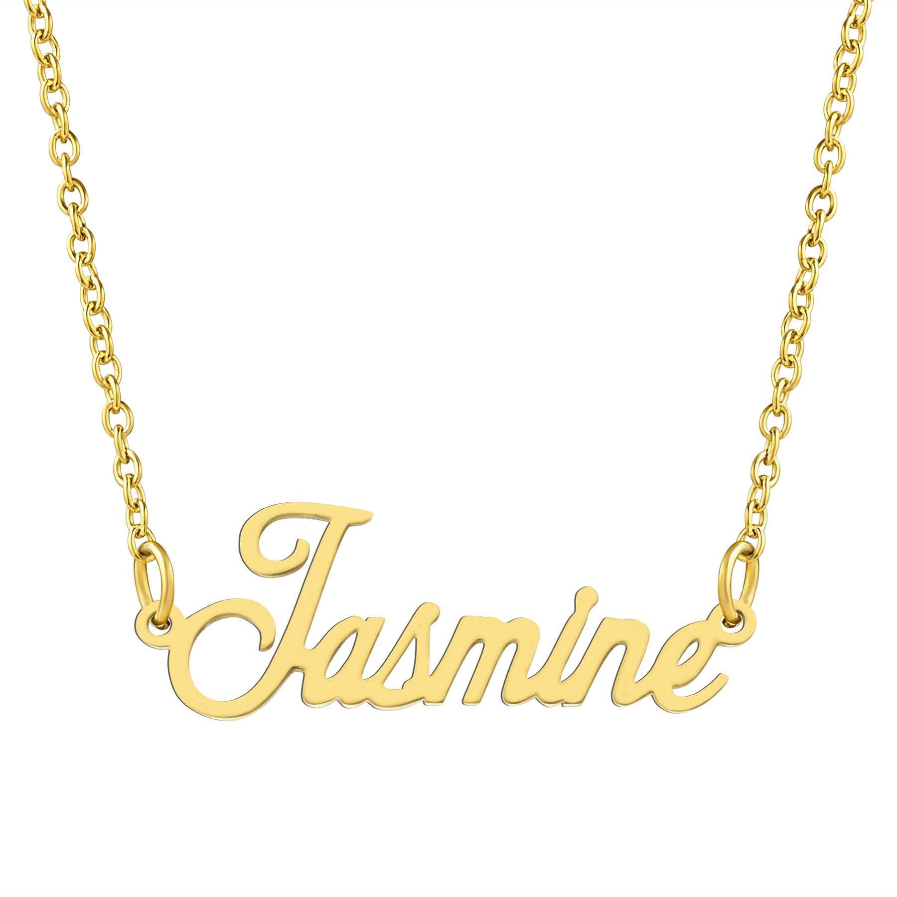 Jasmine name shop necklace