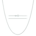 thumbnail interactive-video image 1 of Genuine 925 Sterling Silver Italian Box Chain Necklace, 1.4mm, Tarnish-Free Rhodium Finish (16-38 Inch, Various Lengths) 1 of 5