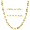 thumbnail image 1 of KISPER 925 Sterling Silver Italian 5mm Cuban Link Chain Necklace w/ Lobster Clasp, 1 of 8