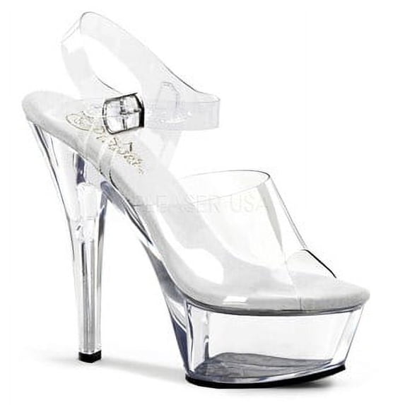 KISS-208, 6" Heel, 1 3/4" Ankle Strap Sandal