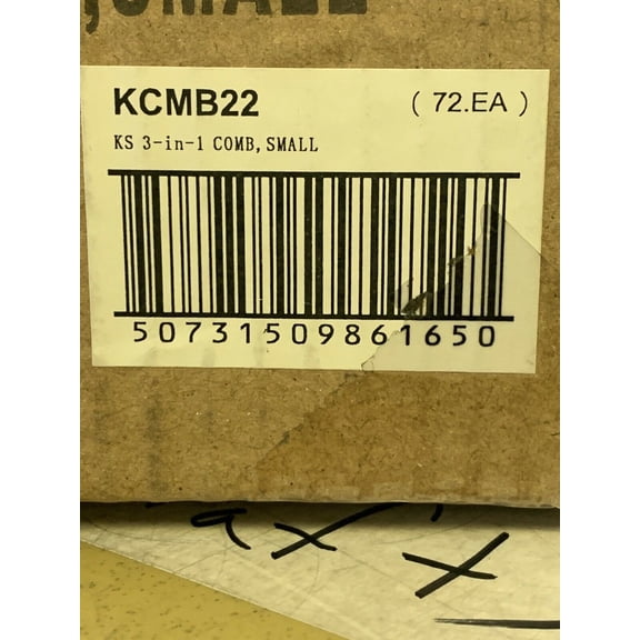 KISS 3-IN-1 COMB SMALL KCMB22 (72 PC)