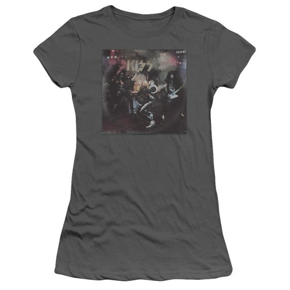 KISS Alive! Junior Top Medium Charcoal
