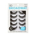 thumbnail image 1 of Broadway Lashes Strip False Eyelashes Multipack Fake Eyelashes Natural to Dramatic Look Lash Set 5 Pairs (20), 1 of 11