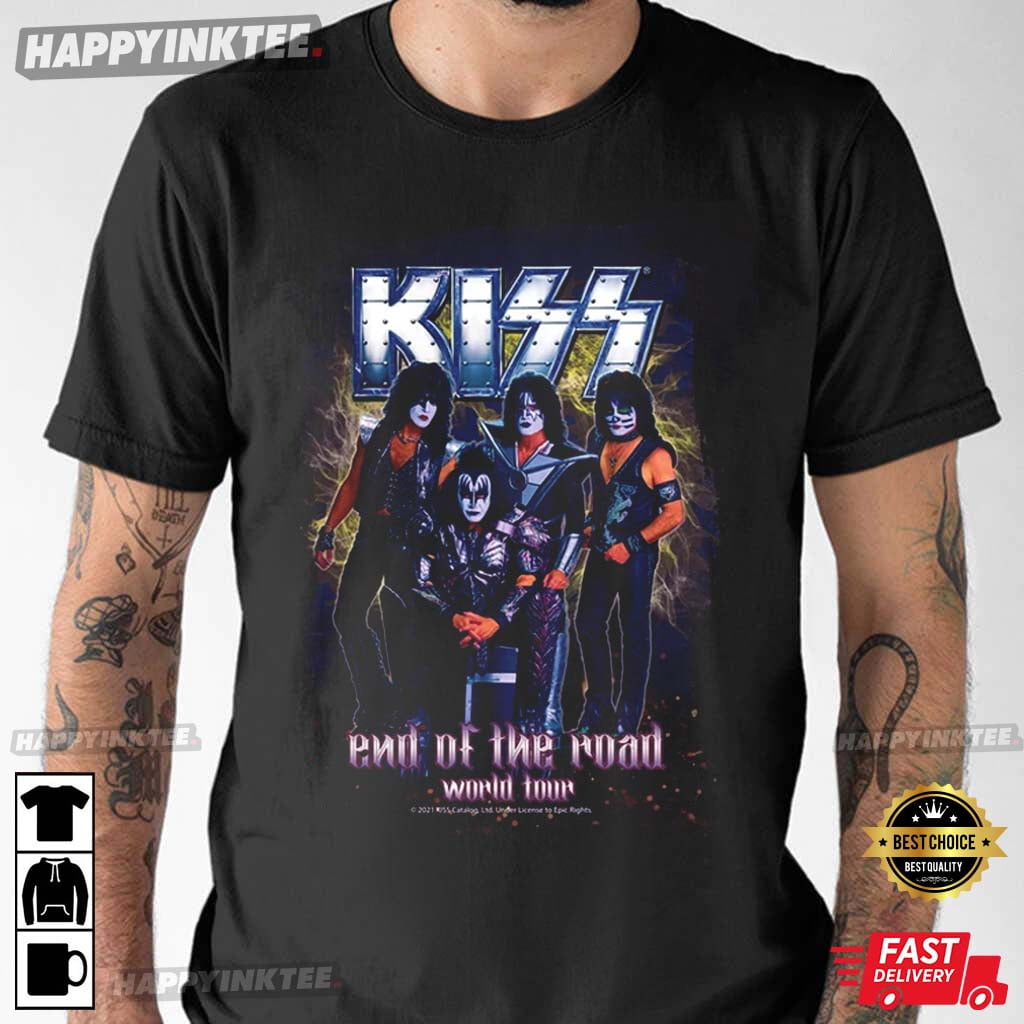 KISS Band End Of The Road World Tour TShirt