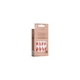 thumbnail image 1 of KISS Bare But Better, Press-On Nails, 'Shine', Dark Pink, Medium Size, Coffin Shape (Pack of 3), 1 of 7