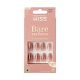 thumbnail image 1 of KISS Bare but Better Press on Nails, Nude Lipstick, Beige, Medium Coffin, 28 Count, 1 of 8