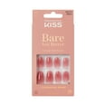 thumbnail image 1 of KISS Bare but Better Press On Nails, Glossy Pink, Medium Length, Coffin Shape, 28 Ct., 1 of 9
