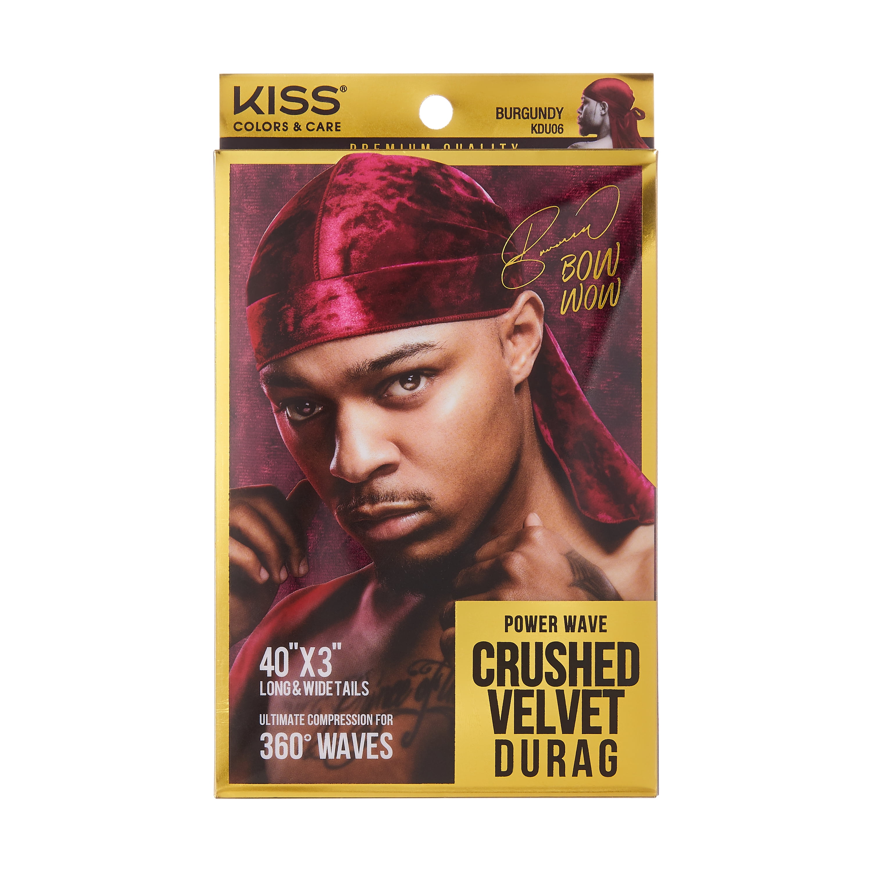  Red by Kiss Bow Wow X Power Wave Checker Silky Durag