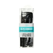 Kiss Colors & Care Professional Detangle & Style Multiuse Unisex Comb Set, 10 Count