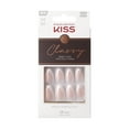 thumbnail image 1 of KISS Classy French Tip Press On Nails, Silk Dress, White, Medium Coffin, 28 Count, 1 of 13