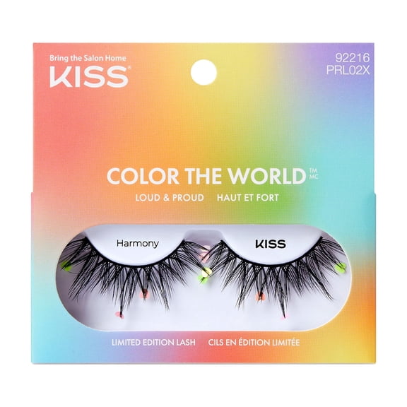 KISS Color The World, False Eyelashes, Harmony, 18 mm, 1 Pair