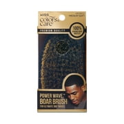Kiss Colors & Care360° Power Wave Boar Bristle Curved Palm Hair Brush - Medium Soft