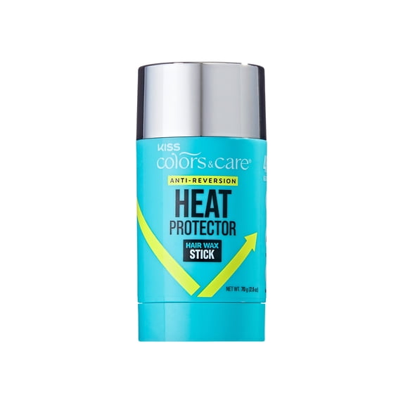 KISS Colors & Care Anti-Reversion Heat Protector Hair Wax Stick, 70g (2.4 oz.)