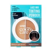 Kiss Colors & Care Lace Wig Tinting Powder, Light Duo, 0.28 oz