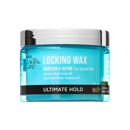 KISS Colors & Care Locking Hair Wax, Level 9 Ultimate Hold, 6 oz.