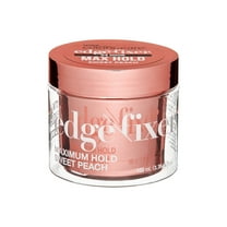 KISS Colors & Care Maximum Hold Edge Fixer,  100 mL (3.38 US fl. oz.) - Sweet Peach