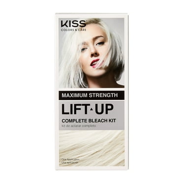 KISS Colors & Care Maximum Strength Lift-Up Complete Bleach Toner Kit – Ice