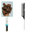 thumbnail image 1 of KISS Colors & Care Professional Heat Resistant Pin Tail Parting Comb, 1 of 11